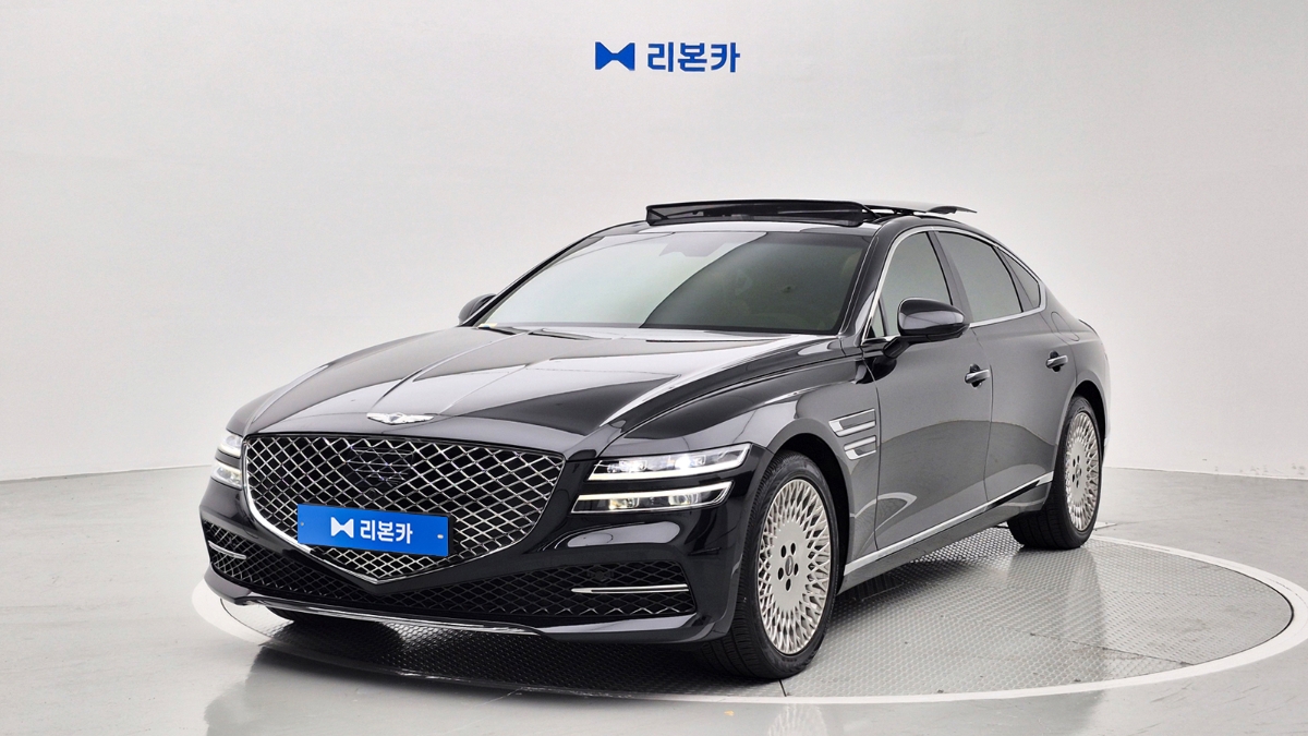 제네시스 더 올뉴G80 가솔린 2.5 AWD 기본형 가솔린 리본카 부산지점