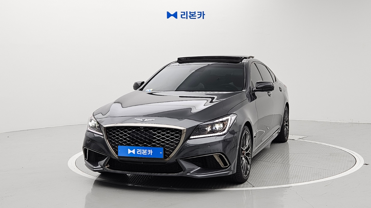 제네시스 G80 스포츠 3.3T 가솔린 리본카 부산지점